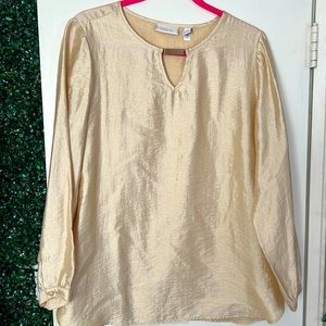 Gold Blouse Chico’s